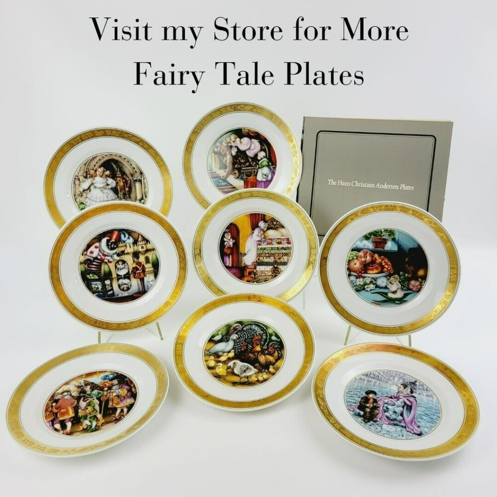 Royal Copenhagen The Snow Queen Hans Christian Andersen Fairy Tale Story Plate - Picture 9 of 9